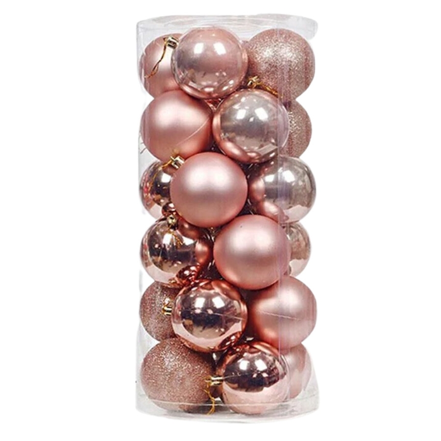 Châu Noel mẫu 2024 - Hộp trụ 24 quả