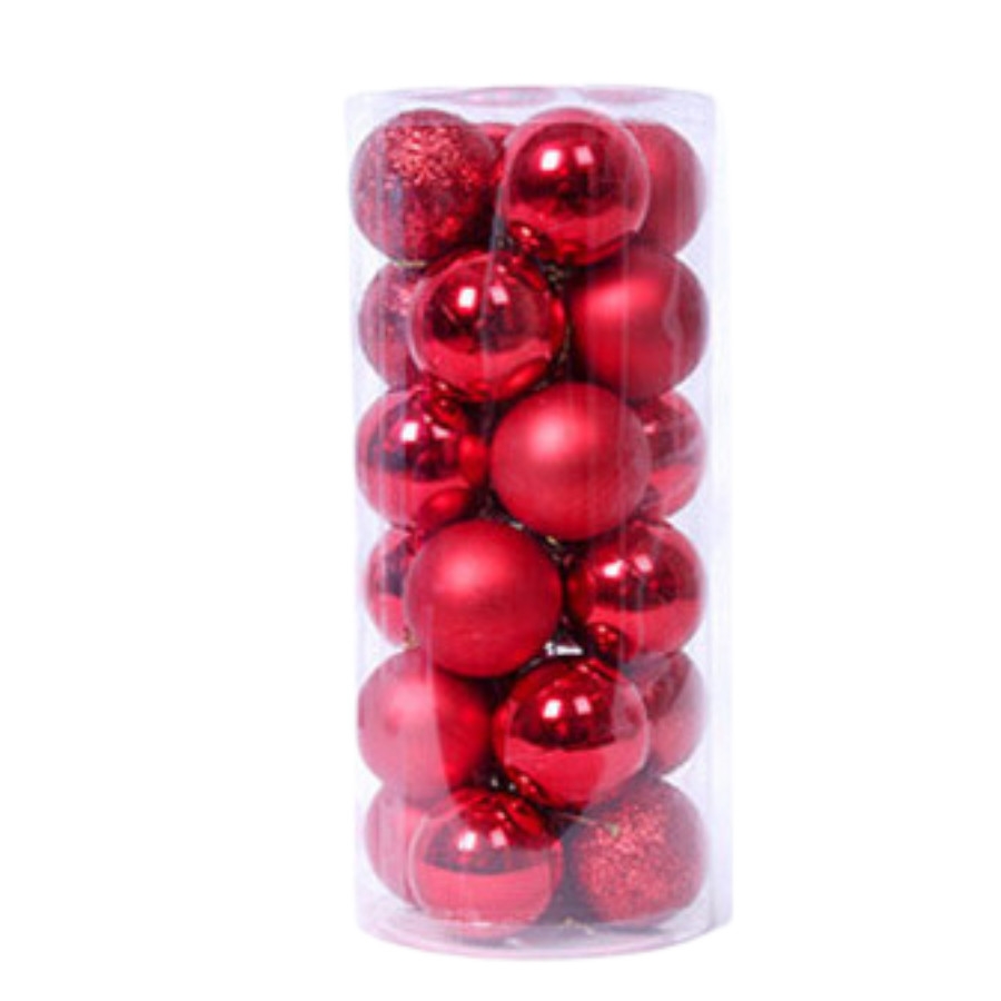 Châu Noel mẫu 2024 - Hộp trụ 24 quả