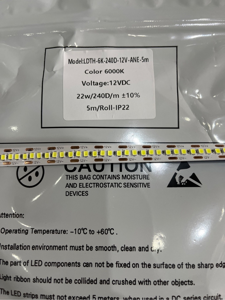 Led Thanh Nhôm cuộn 5m 2835 12V - 240led