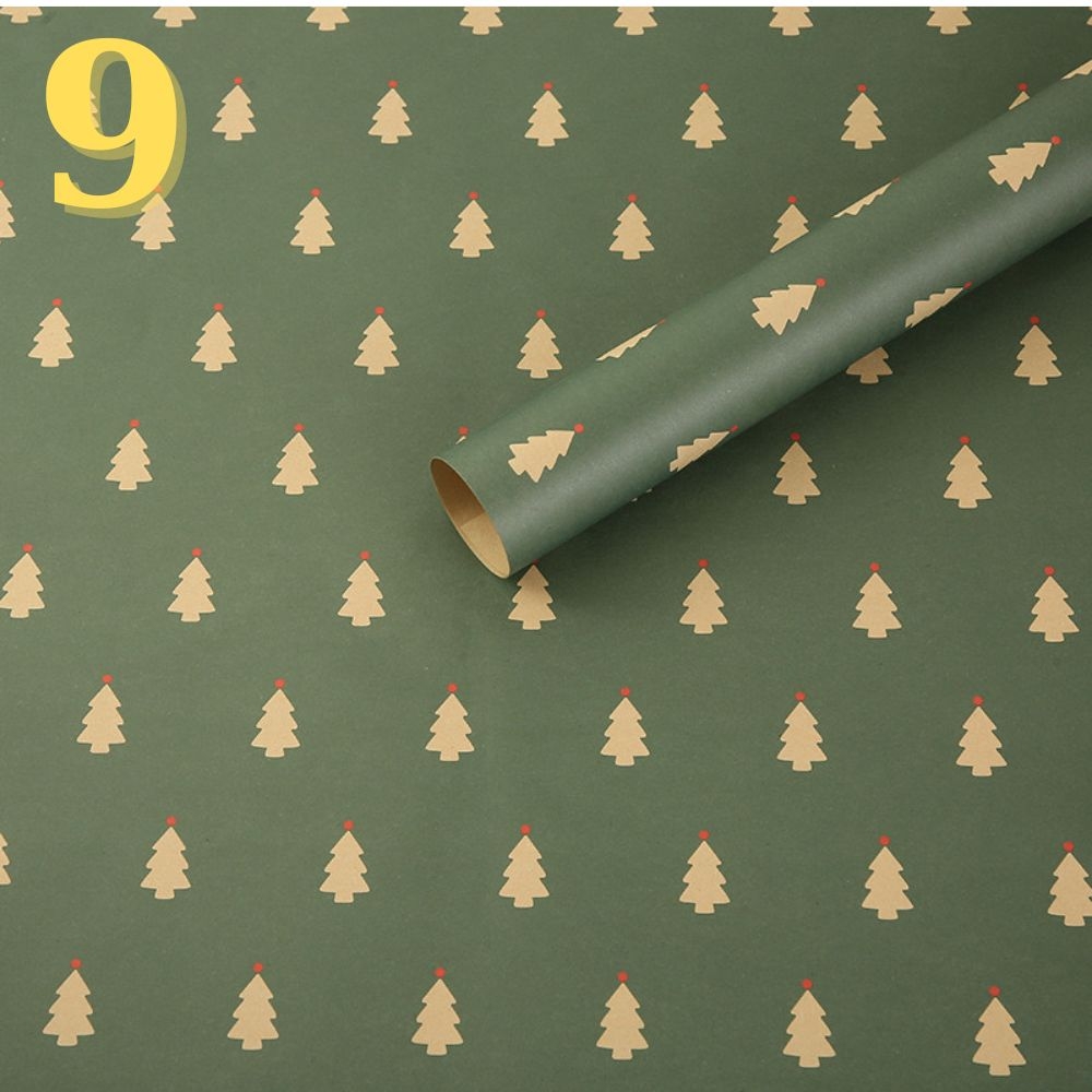 Giấy Craff gói quà Noel size 50x74