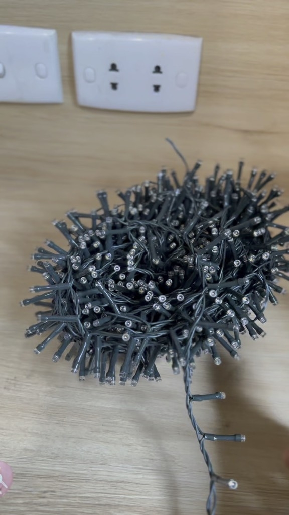 Led siêu dày 20m 800 led dây xanh đặc biệt 8 chê độ