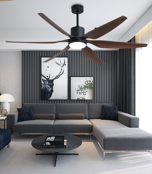 Quạt trần đèn 6 cánh hiện đại XD1462