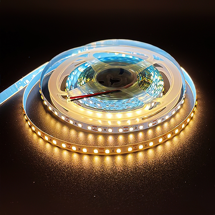 Led Thanh Nhôm cuộn 5m 2835 12V - 120led - Vàng 3000K