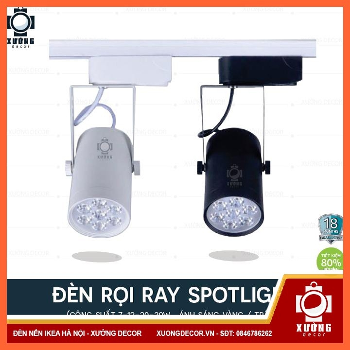 Đèn rọi ray