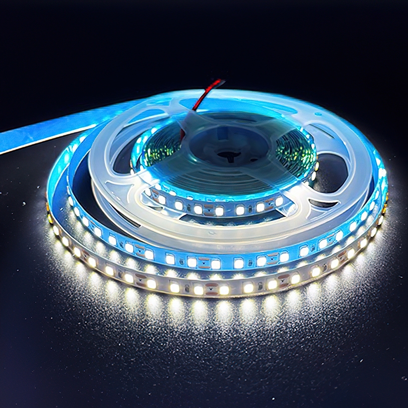 Led Thanh Nhôm cuộn 5m 2835 12V - 120led - Vàng 3000K