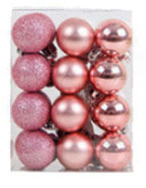 Quả Châu Phủ Nhũ Kim Tuyến Cao Cấp Trang Trí Giáng Sinh Noel