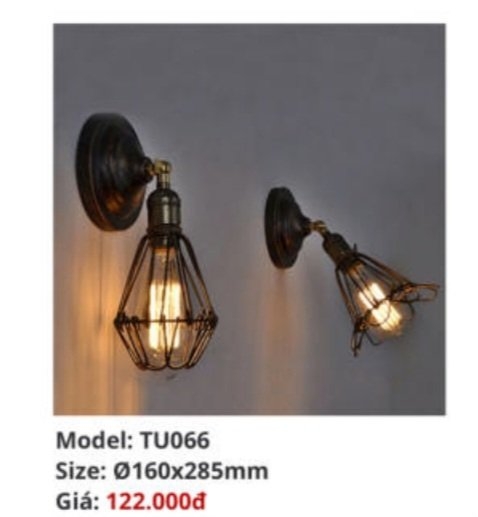 Đèn chao thả, ốp tường