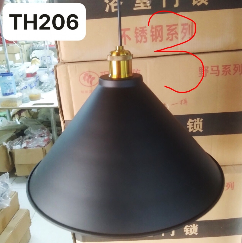 Đèn chao thả, ốp tường