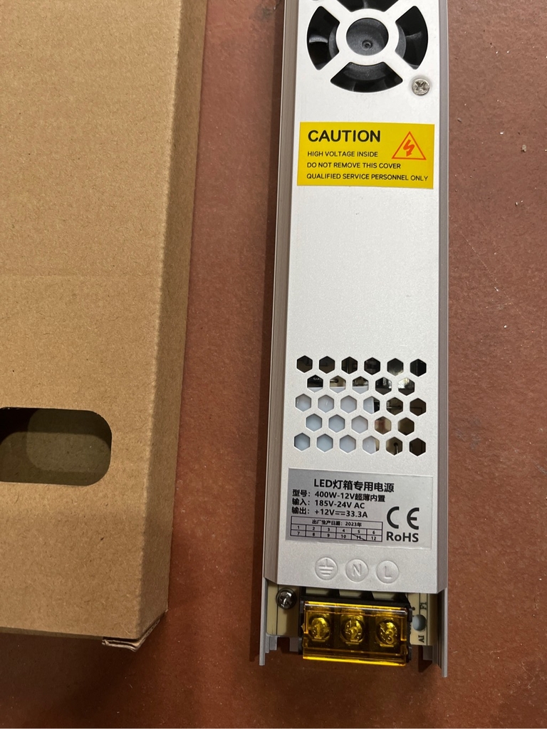 Nguồn led nhôm 12V trong nhà