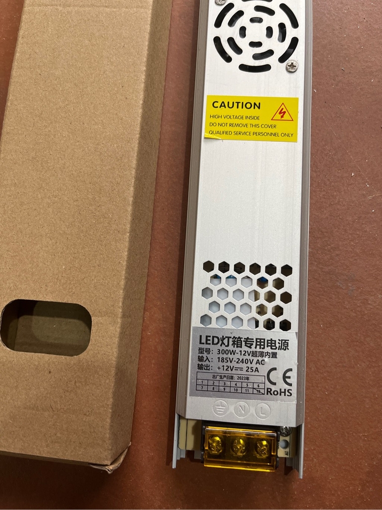 Nguồn led nhôm 12V trong nhà