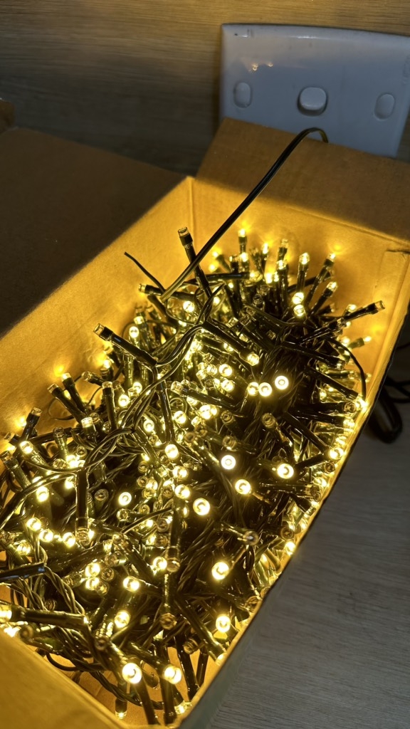 Led siêu dày 20m 800 led dây xanh đặc biệt 8 chê độ