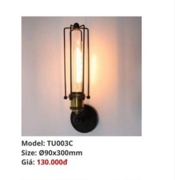 Đèn chao thả, ốp tường