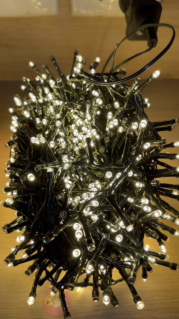 Led siêu dày 20m 800 led dây xanh đặc biệt 8 chê độ