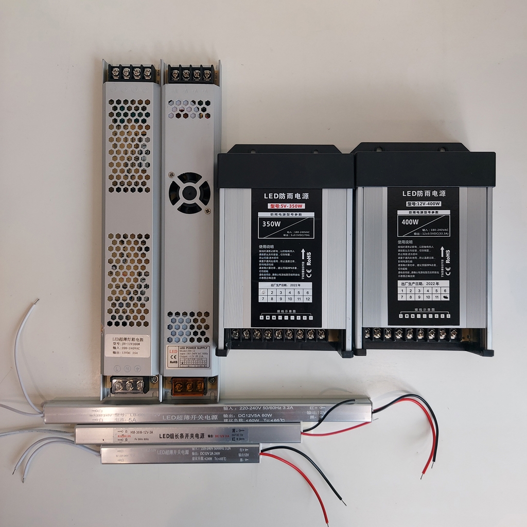 Nguồn led nhôm 12V trong nhà