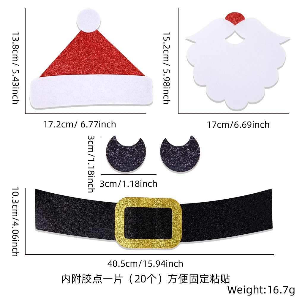 Dán cửa hình ông già Noel