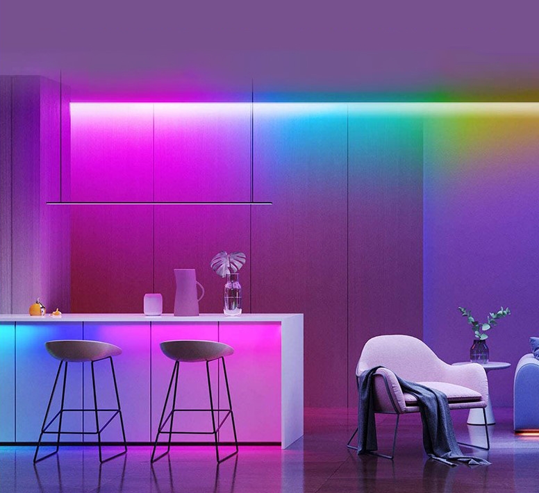 Cuộn Led ARGB nháy đuổi màu cảm biến nhạc dùng App