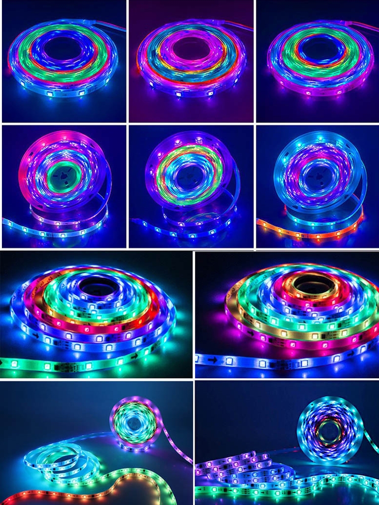 Cuộn Led ARGB nháy đuổi màu cảm biến nhạc dùng App