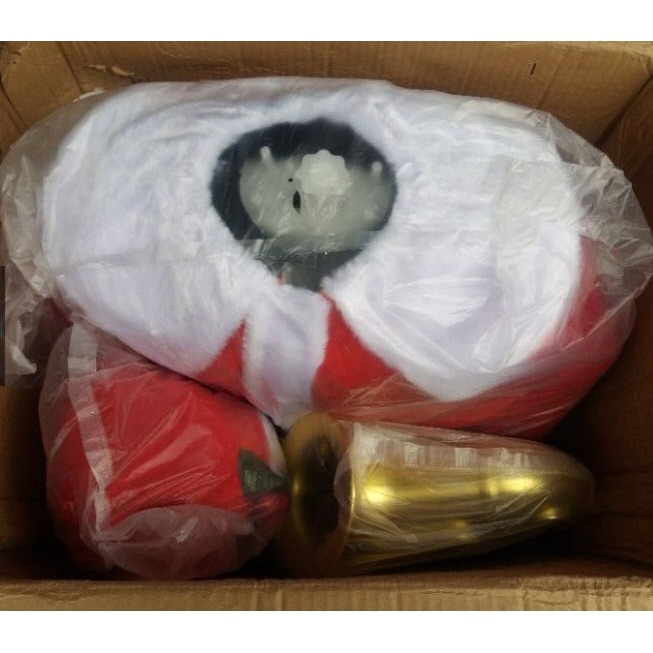 Ông già noel 1m8 Thổi kèn trang trí Noel