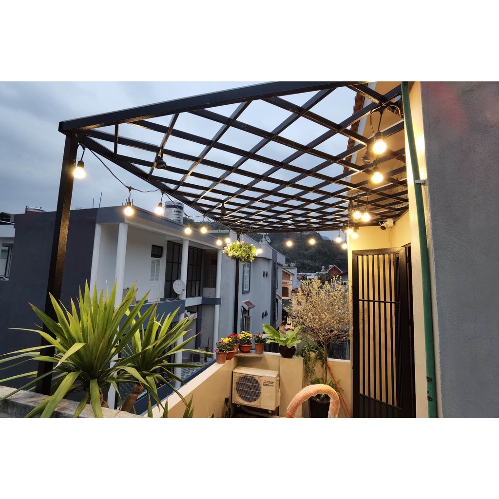 Dây đèn pingpong chống nước ngoài trời