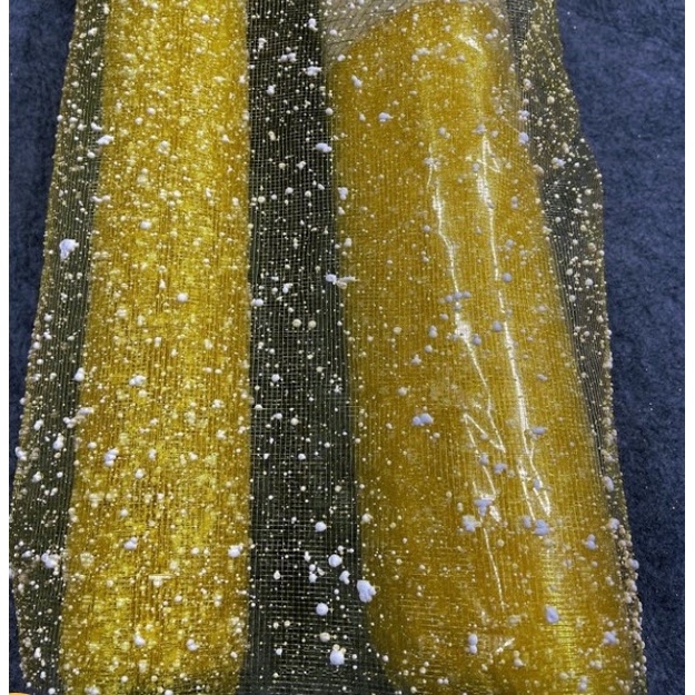 Cuộn Ruy băng lưới trang trí Giáng Sinh khổ lớn nhỏ