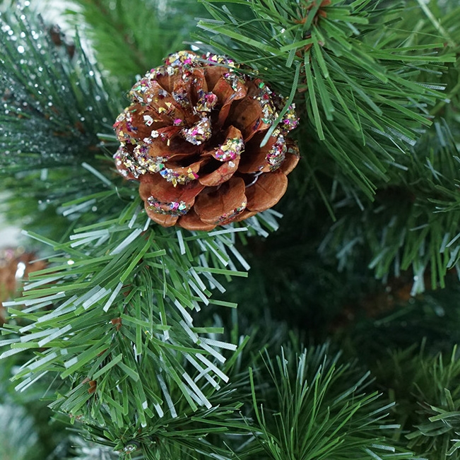 Cây thông 3 loại lá gắn trái thông LP-3LLQC