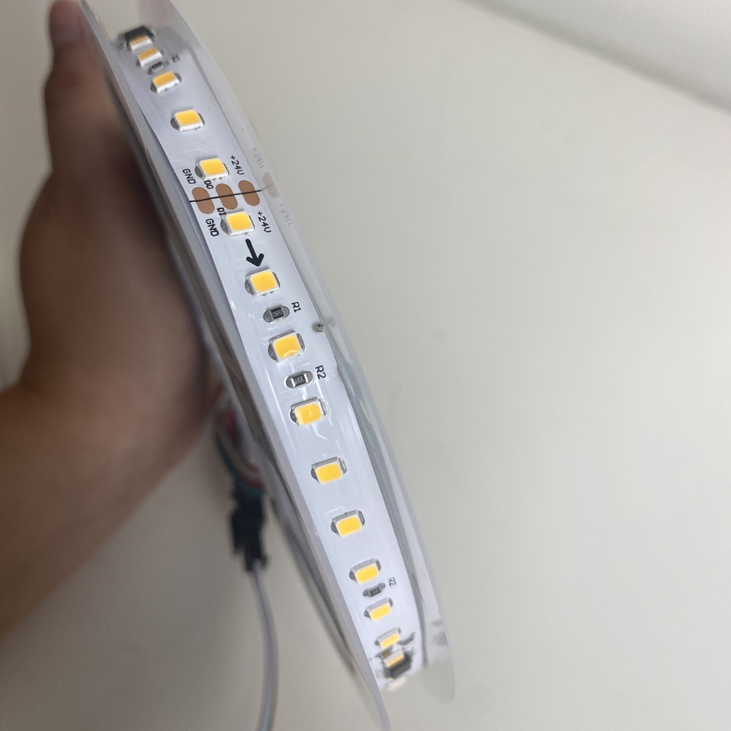 Led Thanh Nhôm Đuổi 2835 24V 120led/m cuộn 10m