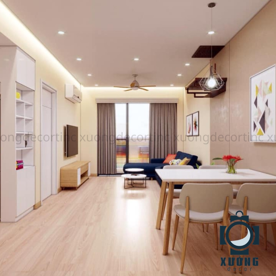 Đèn led âm trần đế tản