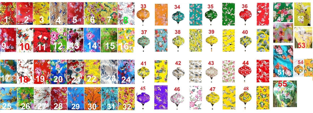 Đèn Lồng Hội An - HOA VĂN