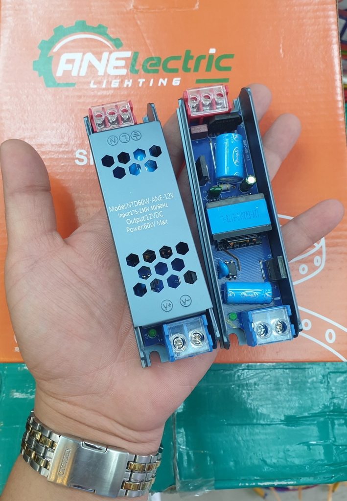 Nguồn led nhôm 12V trong nhà