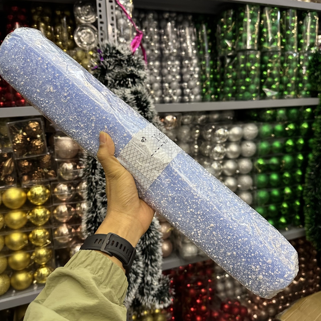 Cuộn Ruy băng lưới khổ lớn 50cm trang trí cây thông noel