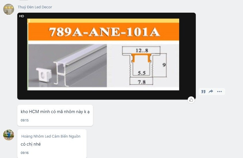 Thanh nhôm rộng 2cm - 5cm