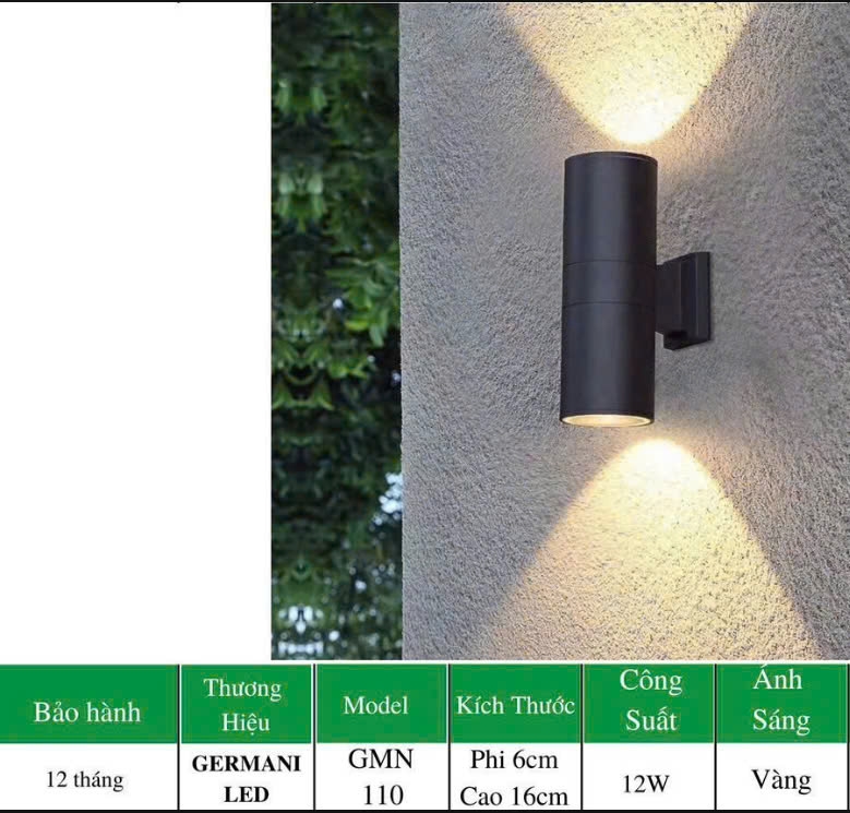 Đèn chao thả, ốp tường