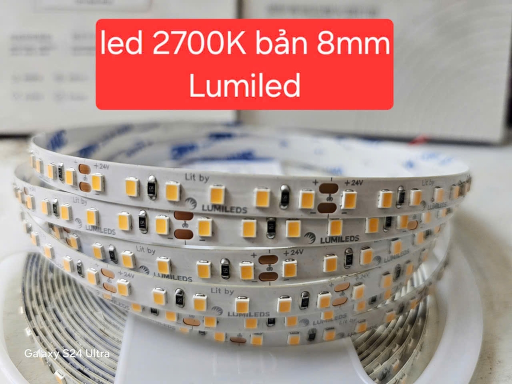 Led dán Lumiled 120D 24v cuộn 10m