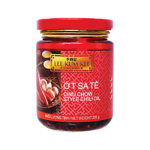 Ớt sa tế Lee Kum Kee Chiu Chow Style Chili Oil 205g
