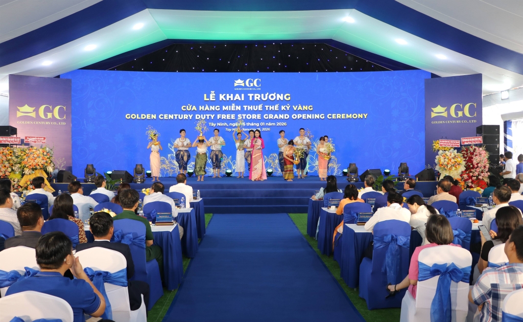 Khai trương Cửa hàng miễn thuế GC tại Cửa khẩu quốc tế Mộc Bài