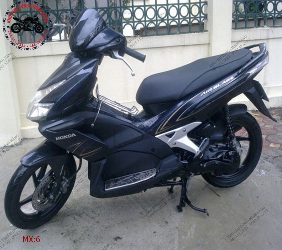 Sơn phối màu xe Airblade 2008 xám xanh nhám Sport  SƠN XE MÁY ĐẸP