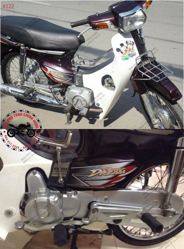 Bộ nhựa dàn áo Dream 100cc 19972009 đầu ngắn Có 8 mẫu  chinhhangvn