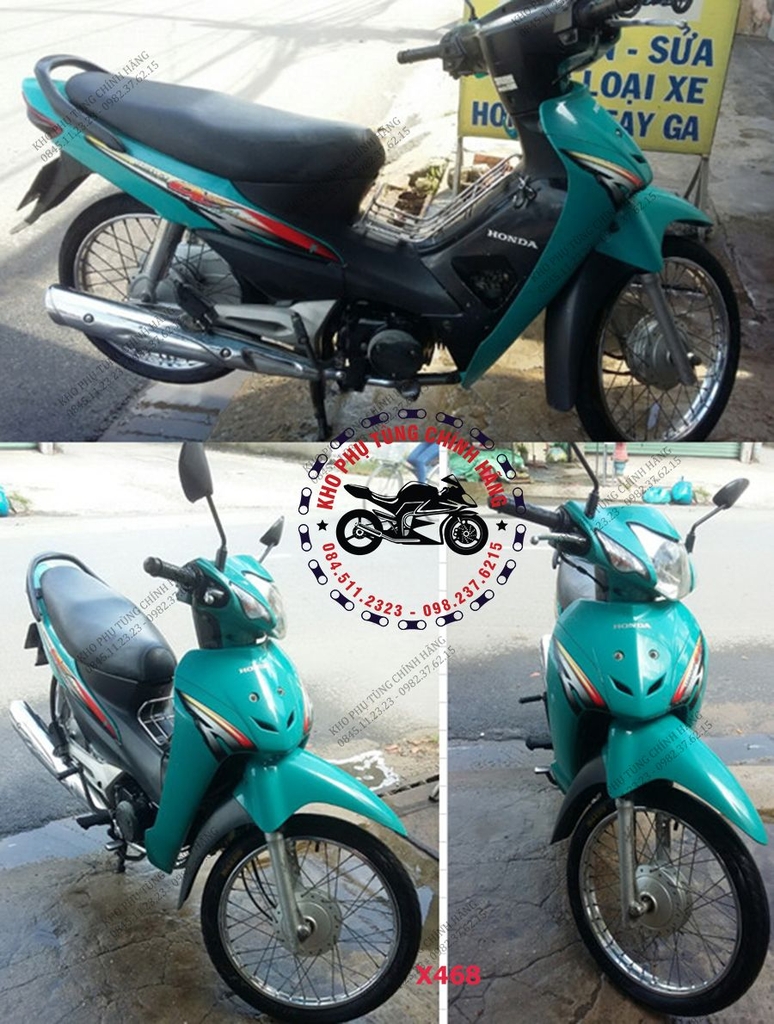 Honda Wave Alpha màu xanh mực ở Long An giá 16tr MSP 343937