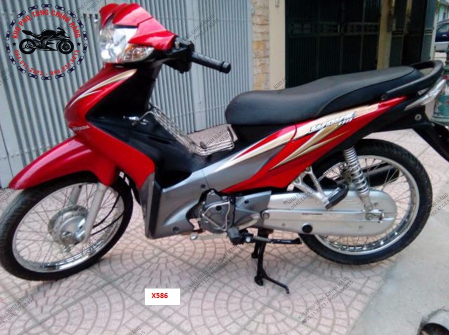 Wave Rsx 2007 up Dàn Áo wave S110 lớn Mâm 8 Cây Phuộc Yss  YouTube