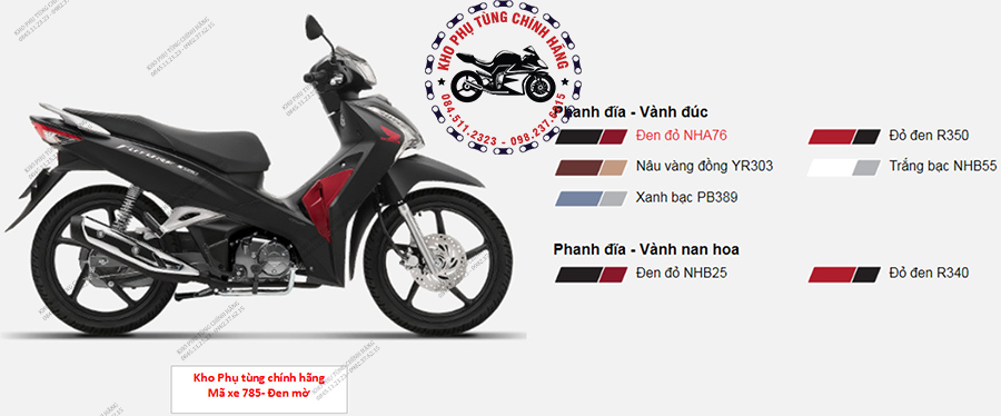 Cận cảnh mẫu xe Honda Future 125 màu bạc long lanh giá hơn 31 triệu đồng