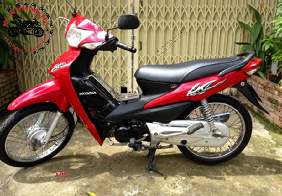 Xe máy Wave 50cc Việt Thái màu đỏ