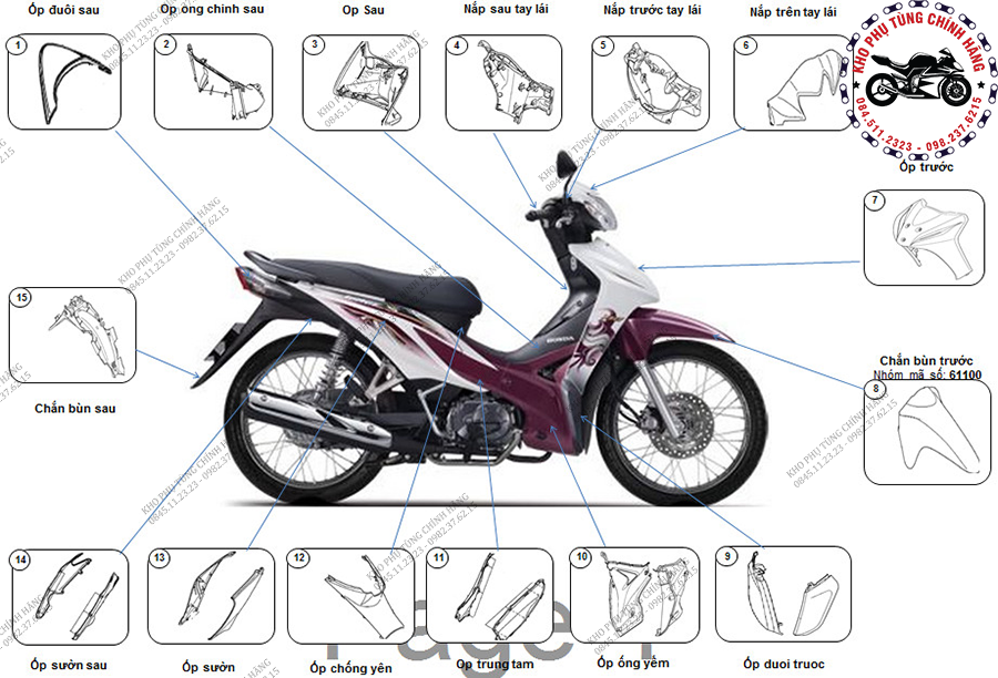 Honda Wave S 110 màu đỏ đen đời cánh mỏng  2banhvn