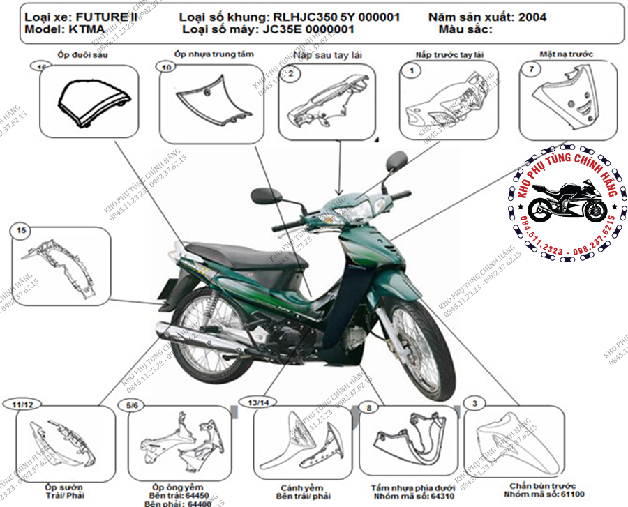 Cần Bán Honda Future Ii Đời 2005 1 Chủ Duy Nhất Q Tân Bình