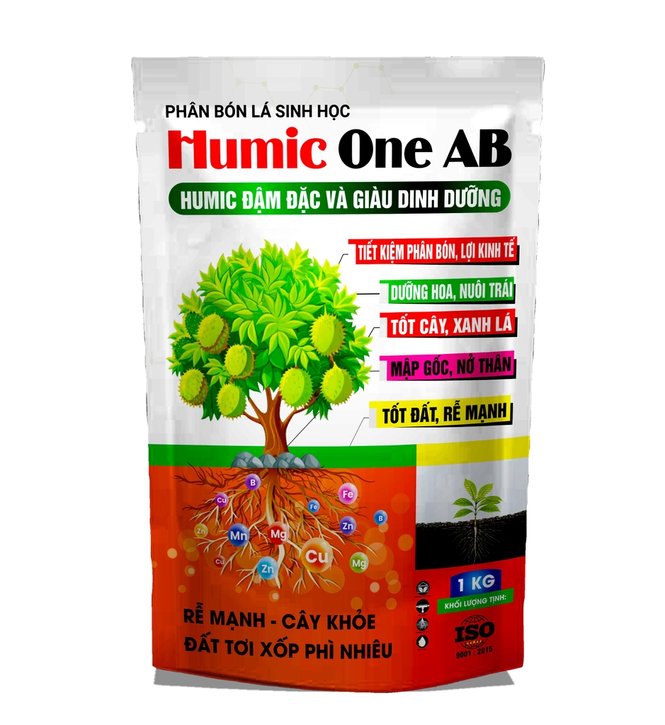 Phân bón lá cao cấp Humic One AB giúp cây phát triển mạnh