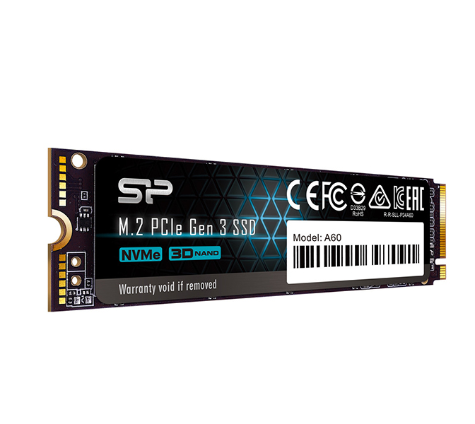 Ổ cứng M.2 2280 PCIe, A60 128GB hiệu Silicon Power ; 36T