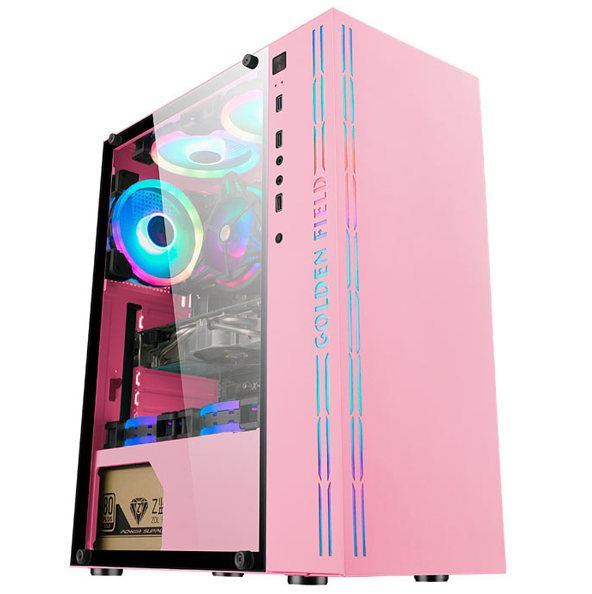 Vỏ case Golden Field RGB1-FORESEE (Hồng)