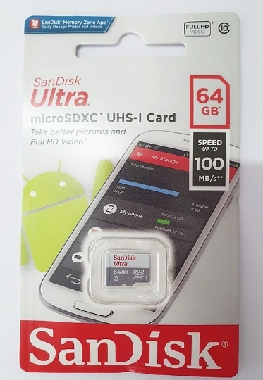 Thẻ Nhớ SanDisk microSD Ultra 64GB Class 10; 12T