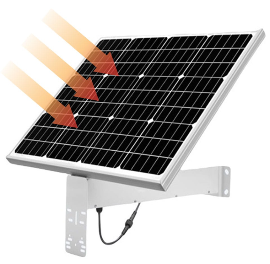 Tấm pin năng lượng mặt trời cho camera Solar 40W 14ah 12V (530*350*