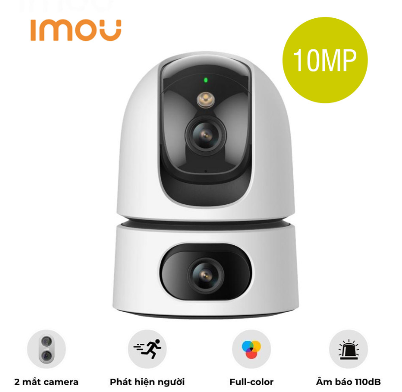 Camera Imou 10MP 2 ống kính IPC-S2XP-10M0WED- Trong nhà; 24T