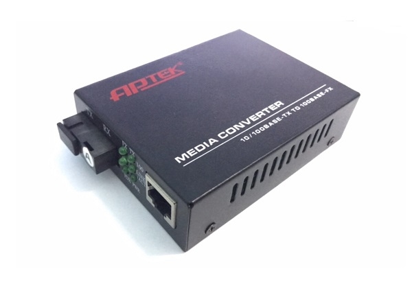 Chuyển đổi quang điện Media Converter ApTek AP100-20B, 20km; 12T